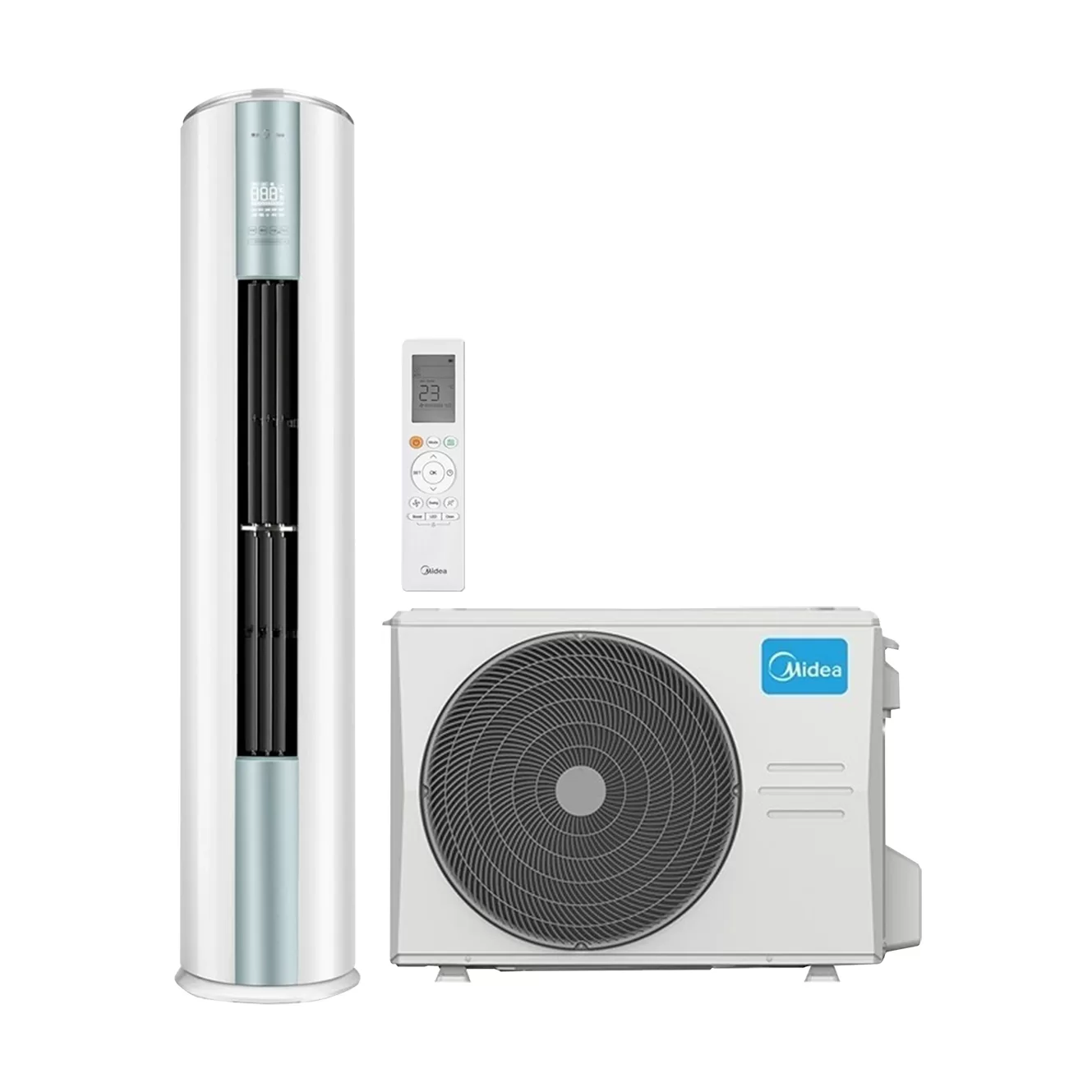 Midea 2.5HP R410 Floor Standing Round Inverter Air Conditioner - MFYA400-24ARFN1