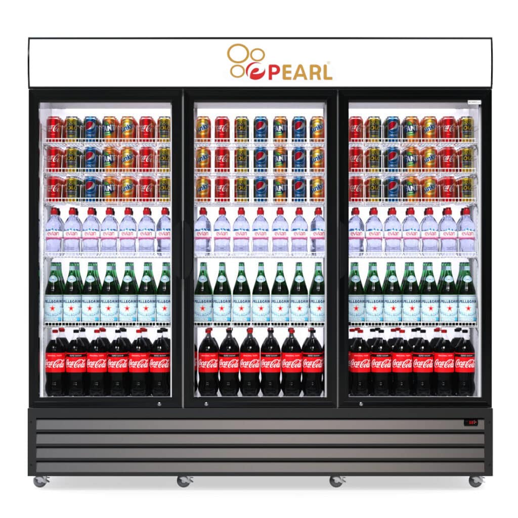 PEARL 950 LITERS 3 DOOR DISPLAY FRIDGE (PVC-150)