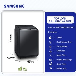 SAMSUNG 8KG WASHING MACHINE FULLY AUTO (WA19A8370GV/NQ)