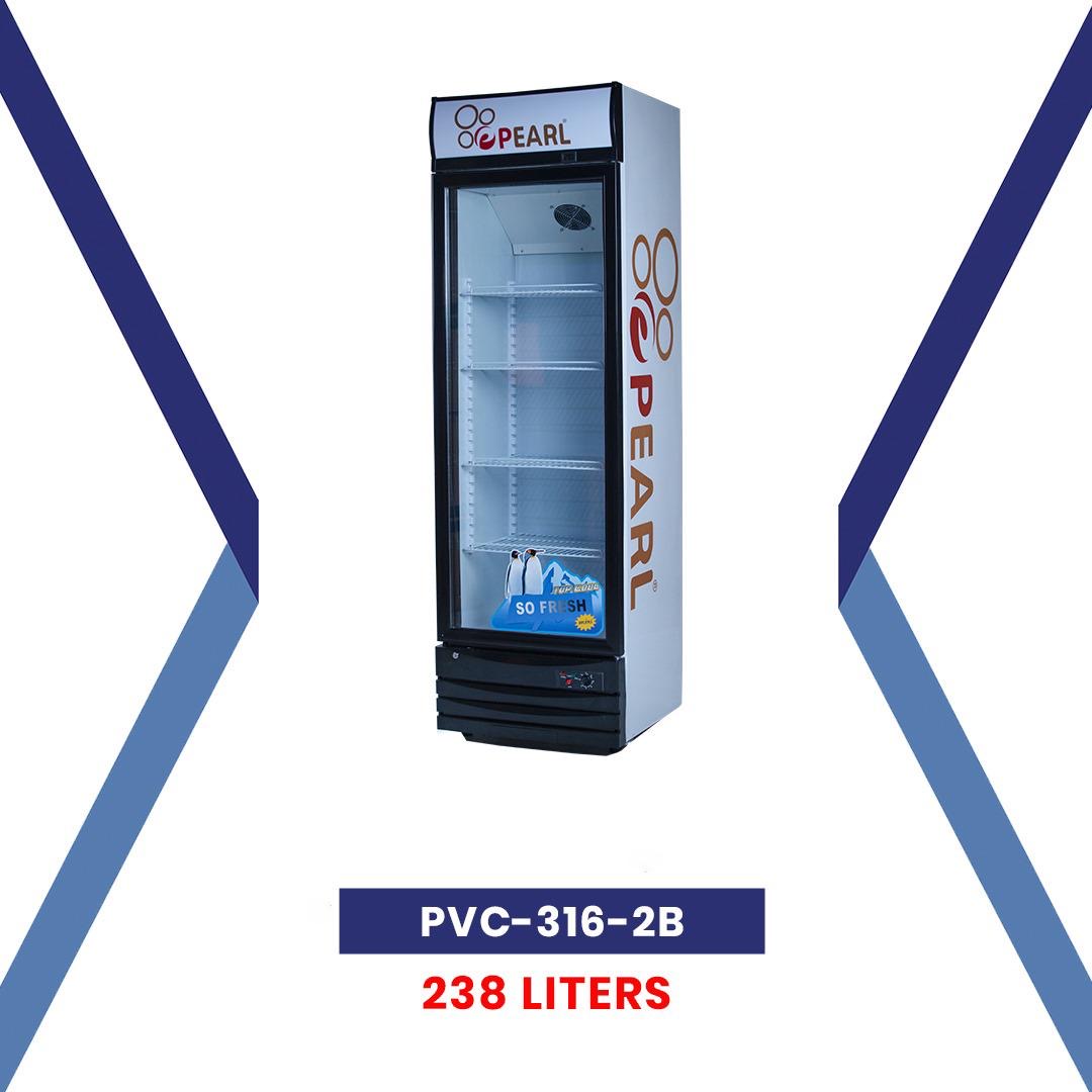 PEARL 238LTR DISPLAY/SHOWCASE FRIDGE (PVC-316-2B)