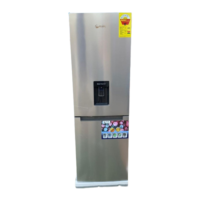 Pearl 287 Liters Bottom Freezer Fridge With Dispenser (PF-405IXWD)