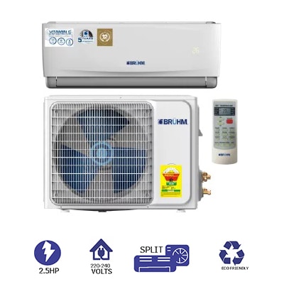 BRUHM 2.5HP AIR CONDITIONER (BAS-24CCEW)