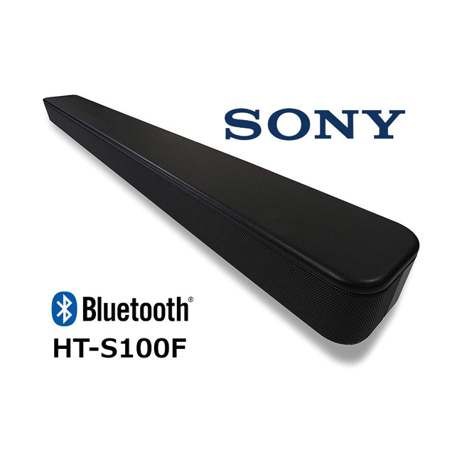 Sony 120W Soundbar with Bluetooth (HT-S100F) 2.0 Channel