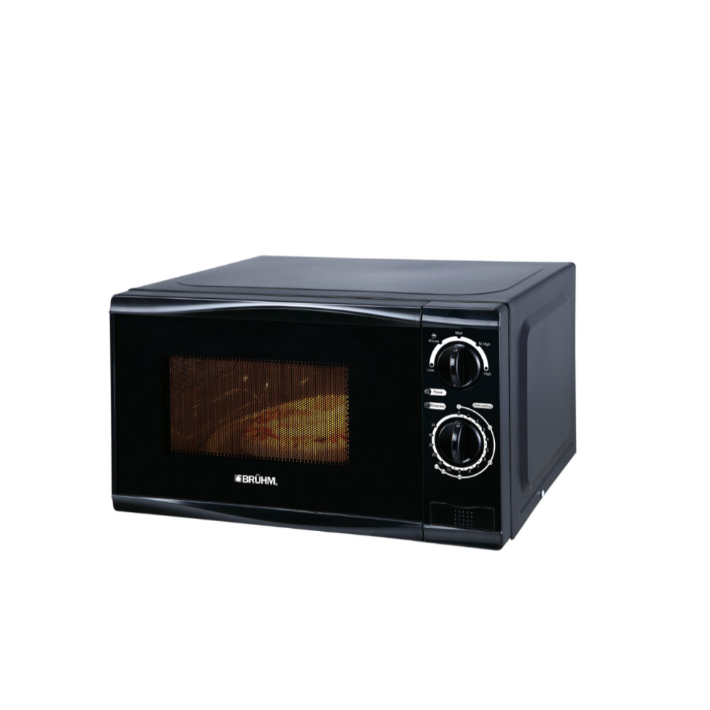 Bruhm 20L Solo Microwave Oven (BMM-20MMB) Black