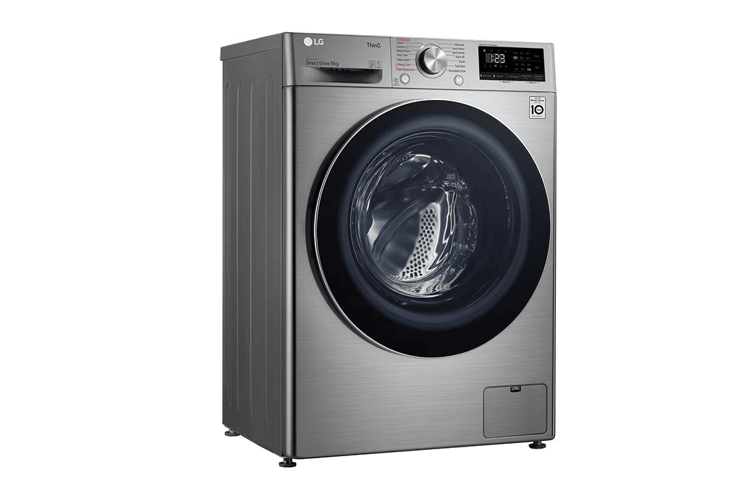 LG 8kg Front Load Washer AI DD™ Steam™ ThinQ™ - F2V5PYP2T