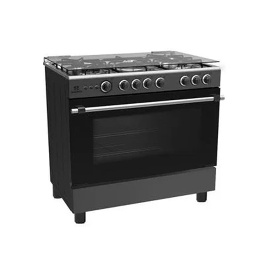 NASCO 5 BURNER GAS COOKER OVEN GRILL 90X60CM