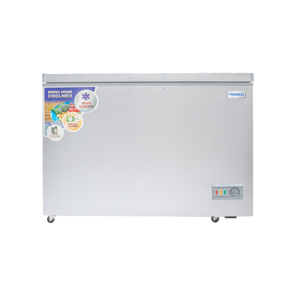 NASCO 320 LTR CHEST FREEZER NET SILVER (NAS-425FL)