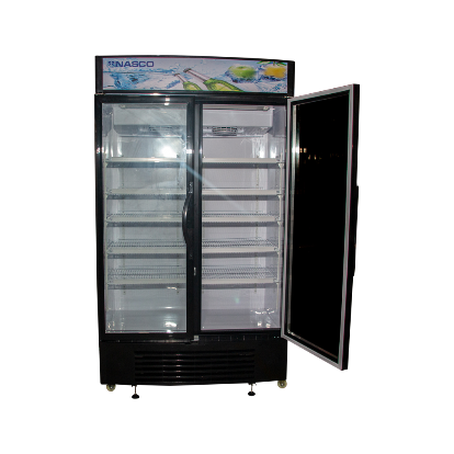 NASCO 1000 LTR DISPLAY FRIDGE (NAS-CH1250-2DR)
