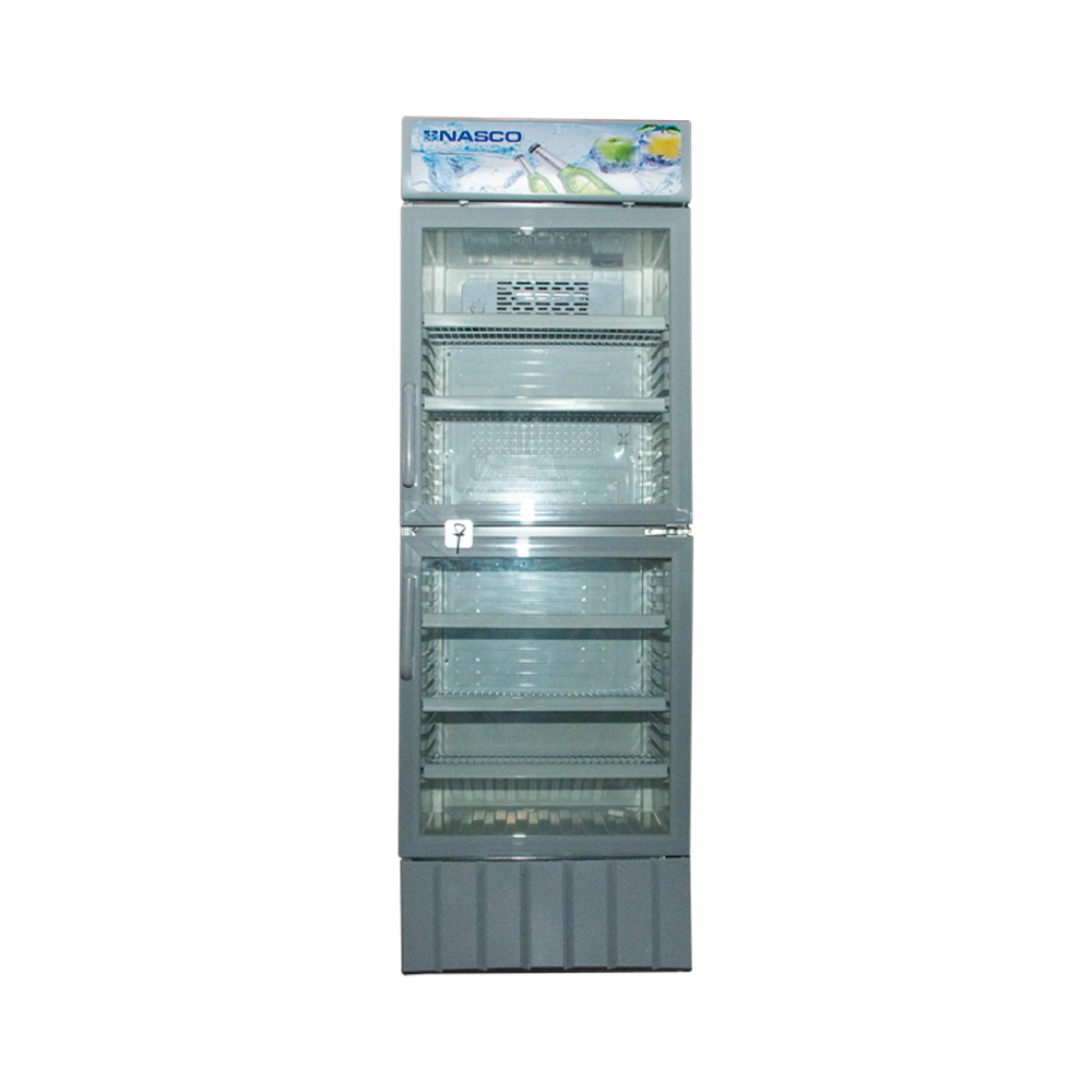 NASCO 440L 2 DOOR DISPLAY FRIDGE (NAS-CH500-2DRV)