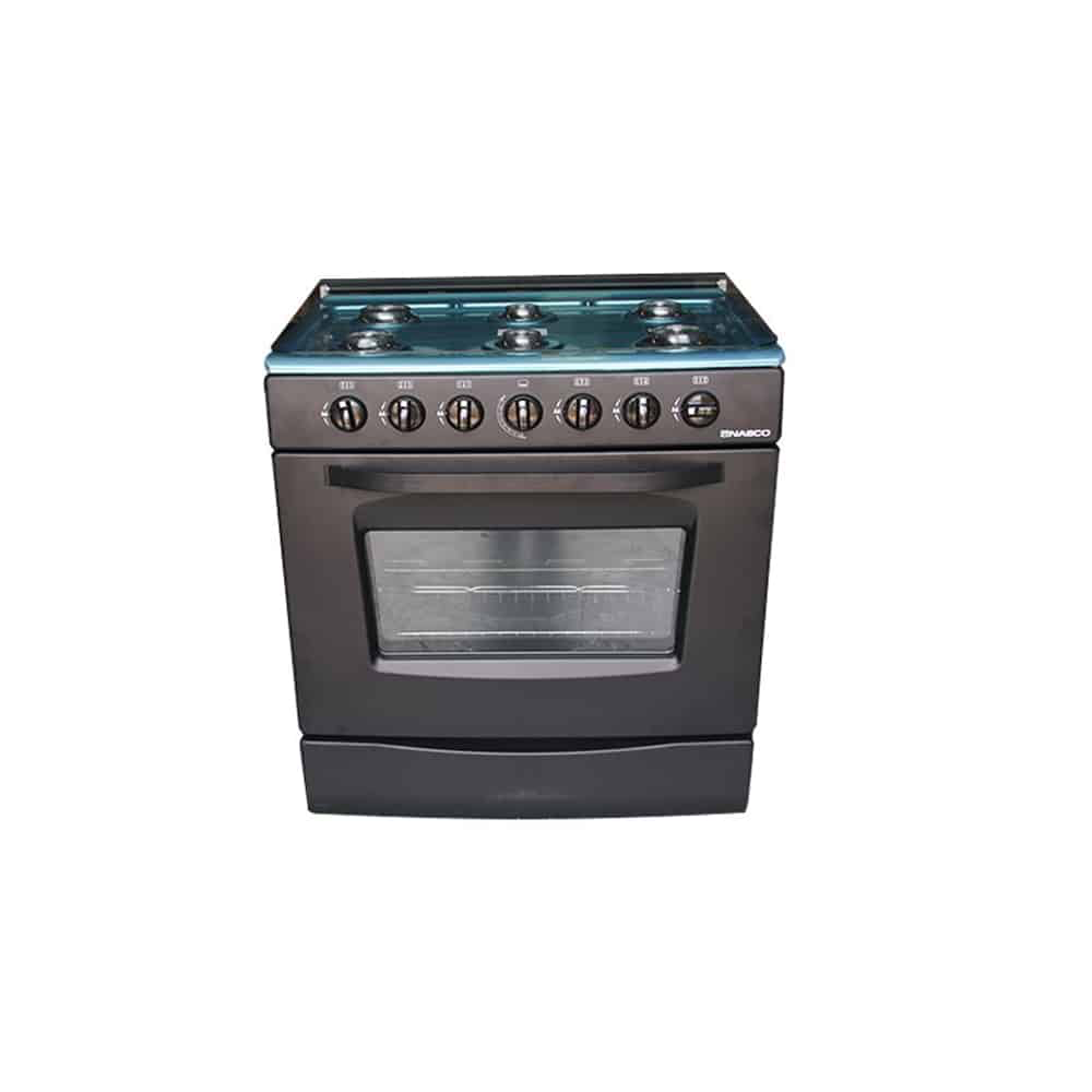 NASCO 6 BURNER GAS COOKER OVEN (GCNAS-8060B)