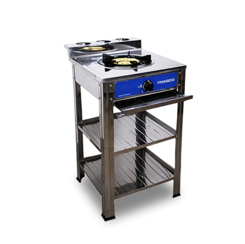 Nasco Single Burner Gas Stove (NASGS-K1CSS-SI)