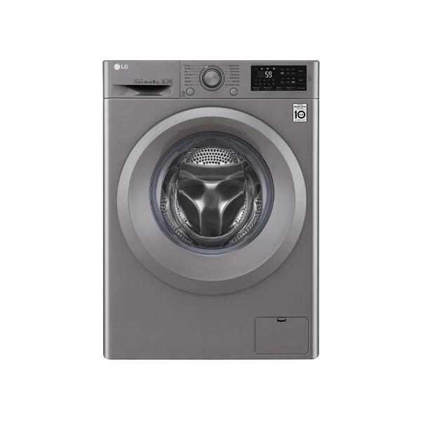 LG 6kg Direct Drive Fully Automatic Front Load Washing Machine with ThinQ (F2J5NNP7S)