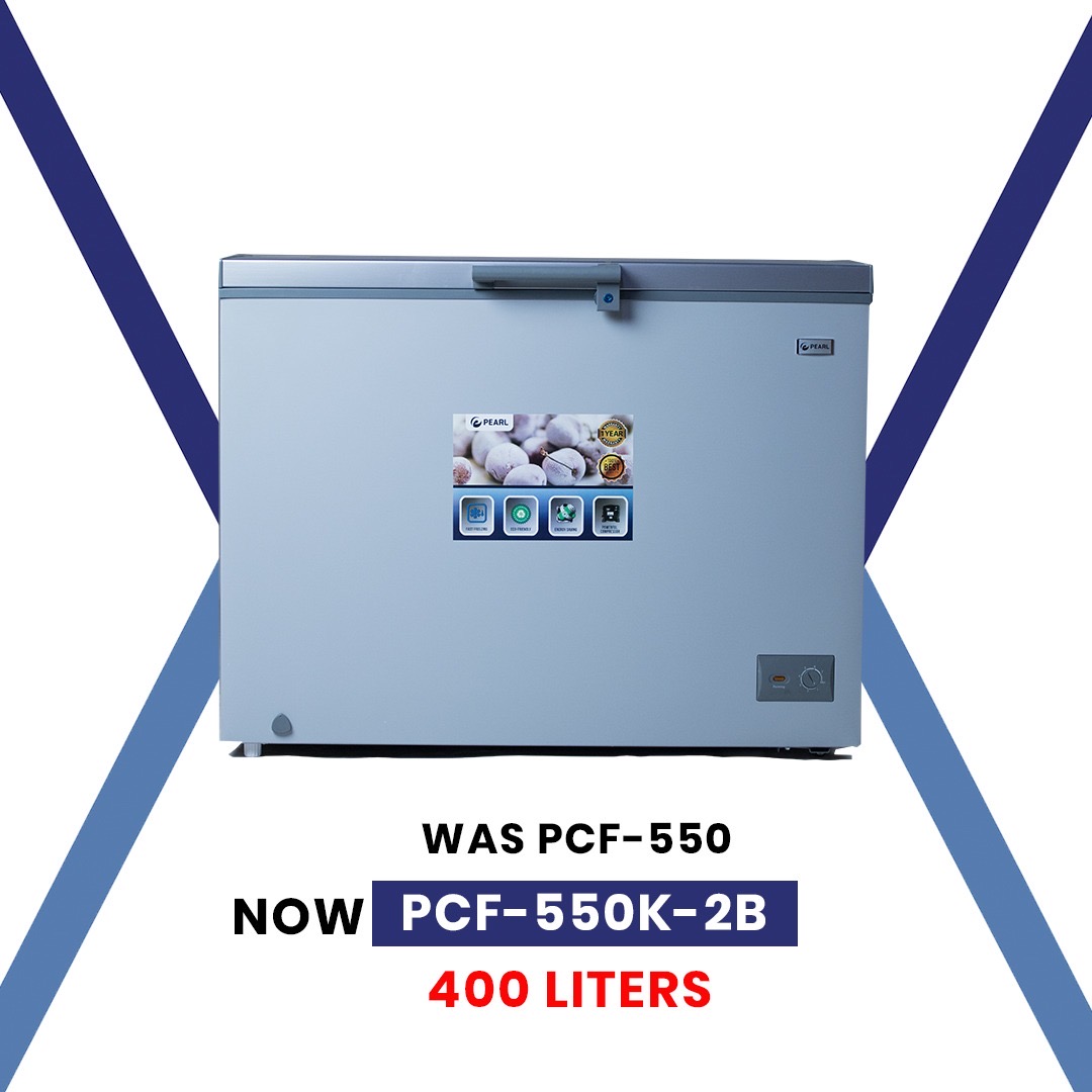 PEARL 400LTR CHEST FREEZER (PCF-550K-2B)